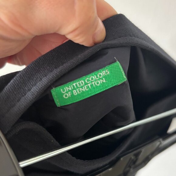 United Colors of Benetton low waist pleated miniskirt (navy, fits size 27) - Picture 3 of 3